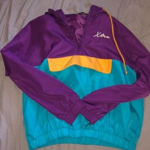 80s style windbreaker